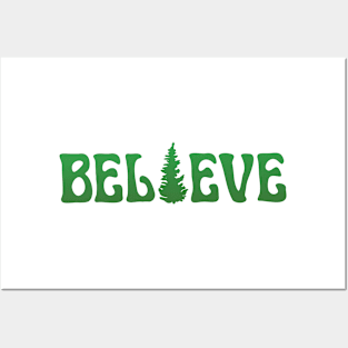 Believe (green) Posters and Art